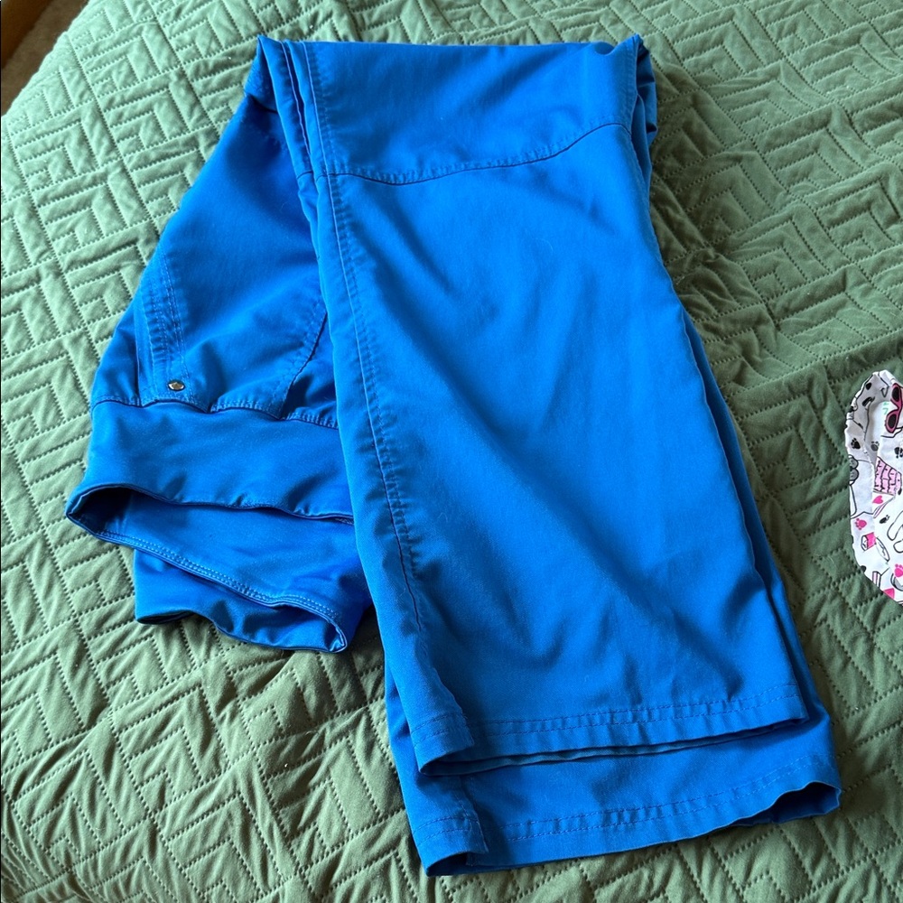Vibrant Blue Scrub Pants